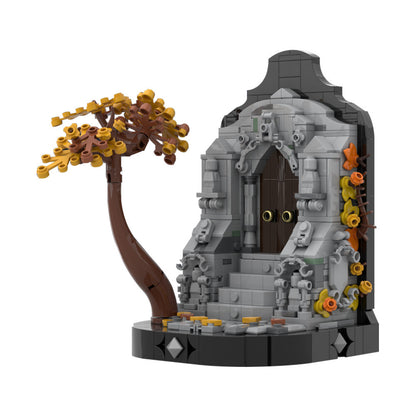 gothic bookend building set | moc-208163 - 4