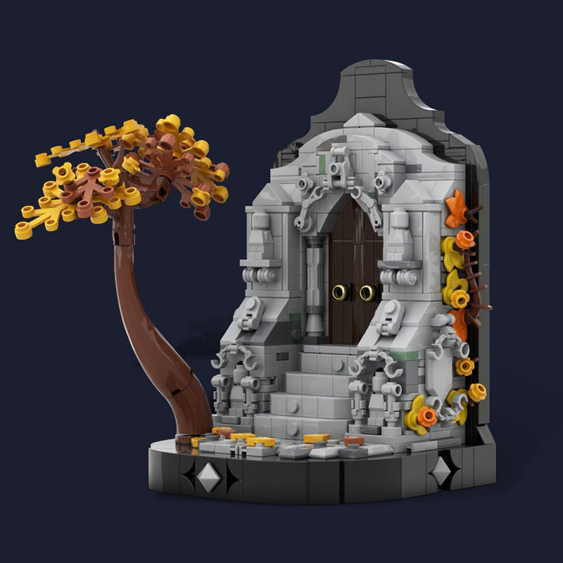 Gothic Bookend MOC Building Kit | Fantasy Architecture Display Model - 2