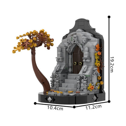 Gothic Bookend MOC Building Kit | Fantasy Architecture Display Model - 4