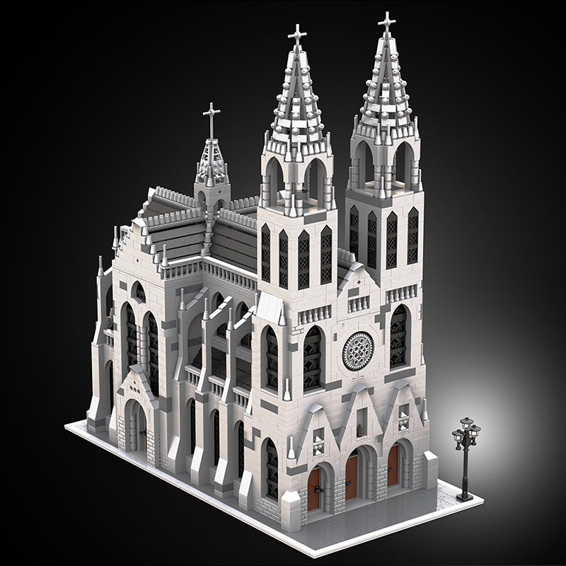 Gothic Cathedral Building Kit | LEGO-Compatible MOC - 2