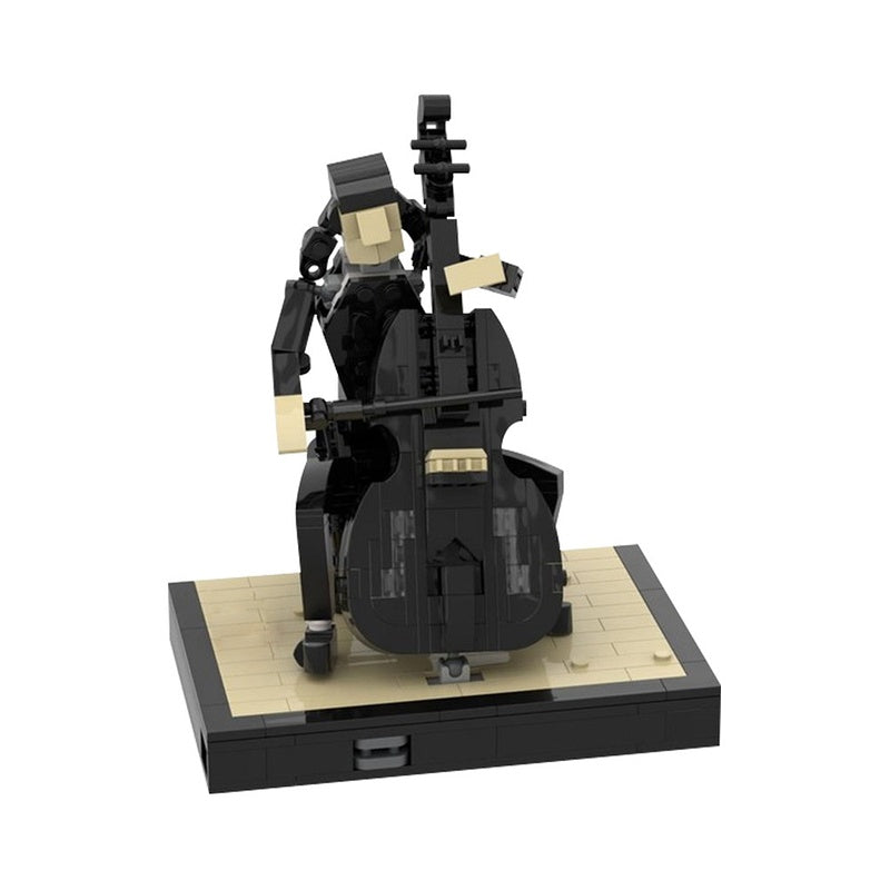 Gothic Cellist Character Figure MOC Building Kit - 1