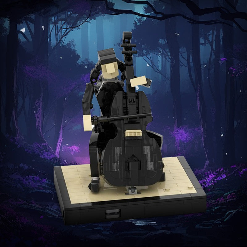Gothic Cellist Character Figure MOC Building Kit - 2
