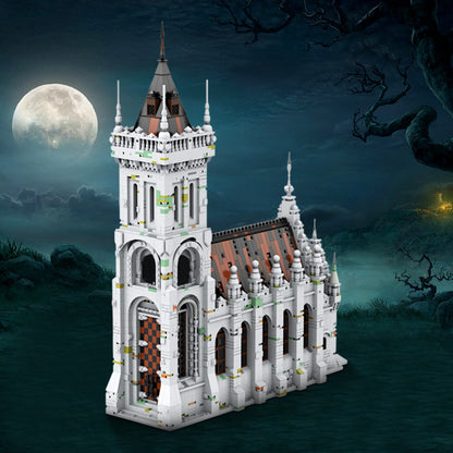 gothic church building set | moc-207213 - 1