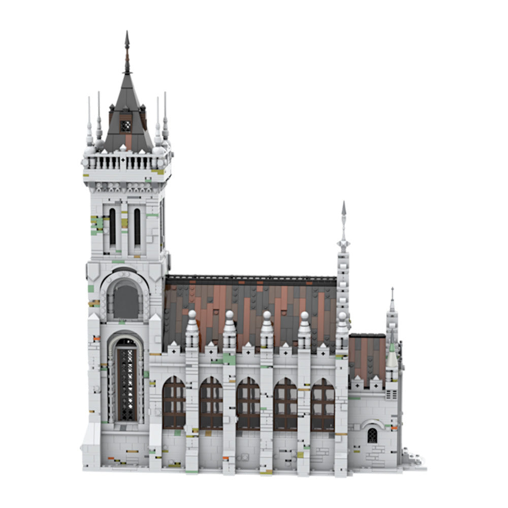 gothic church building set | moc-207213 - 5