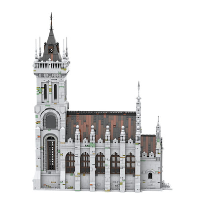 gothic church building set | moc-207213 - 5