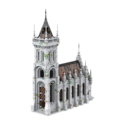 Gothic Church MOC Building Kit | Medieval Architecture Model - 1