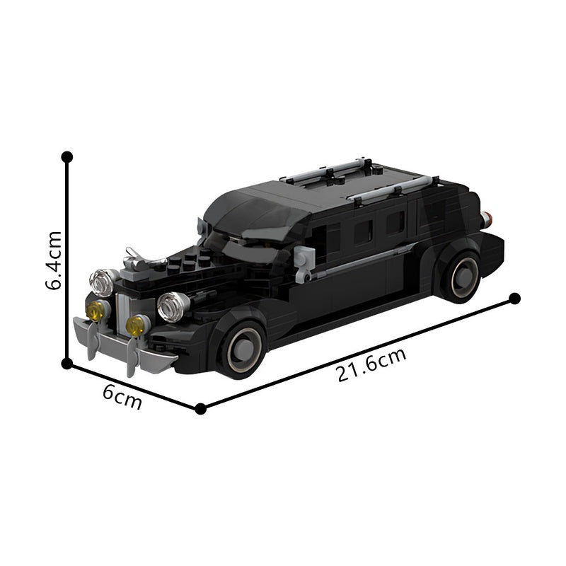 Gothic Family Limousine Building Kit | LEGO-Compatible MOC - 1