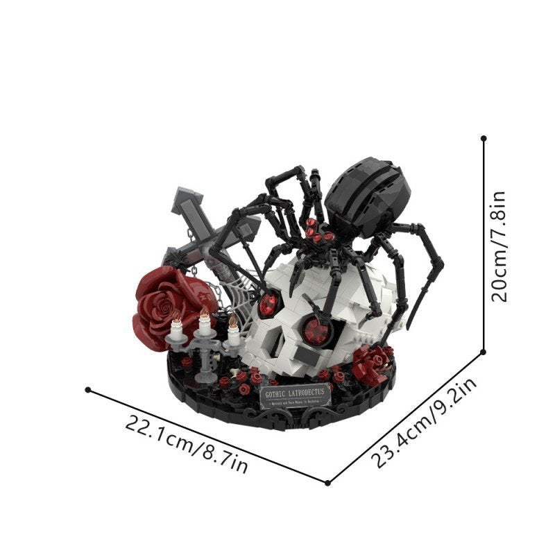 Gothic Flower Spider MOC Building Kit | LEGO-Compatible MOC - 3