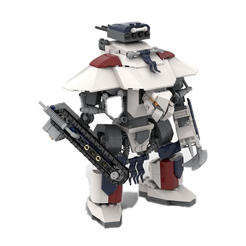 Gothic Heavy Combat Walker MOC Mecha Building Kit | Grimdark Robot Model - 1
