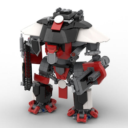 Gothic Heavy Combat Walker MOC Mecha Building Kit | Grimdark Robot Model - 4