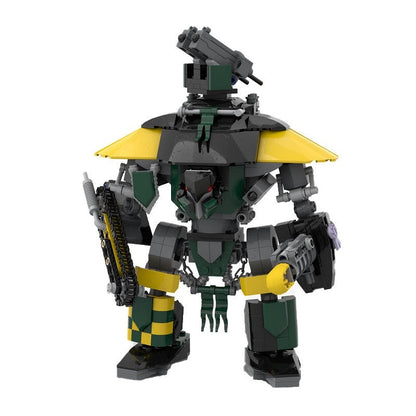 Gothic Heavy Combat Walker MOC Mecha Building Kit | Grimdark Robot Model - 6