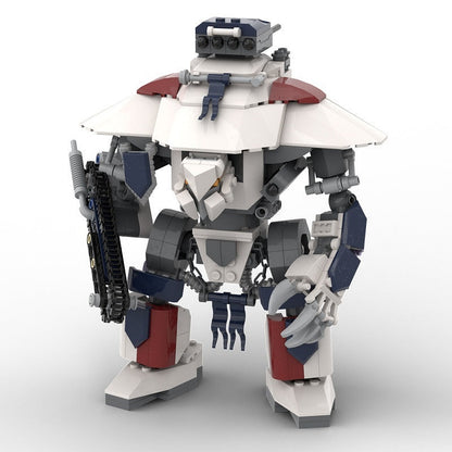 Gothic Heavy Combat Walker MOC Mecha Building Kit | Grimdark Robot Model - 8