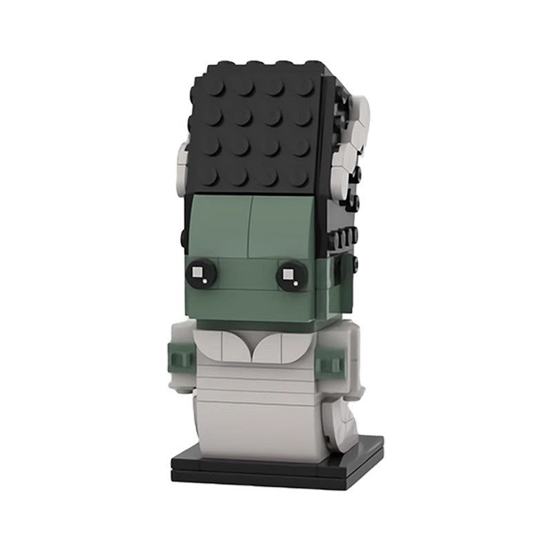 Gothic Lab Monster and Bride Bundle Horror BrickHeadz Building Kit | LEGO-Compatible MOC - 2
