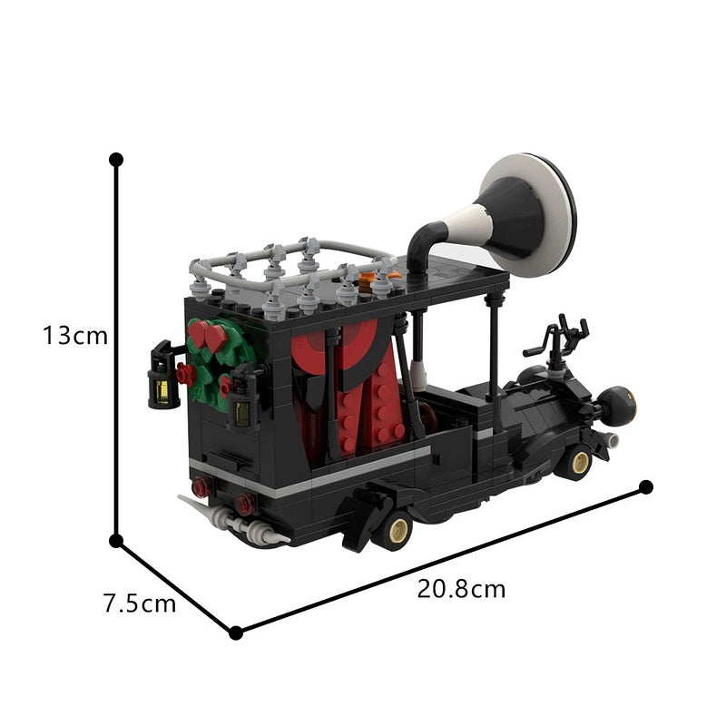 Gothic Loudspeaker Parade Car MOC Building Kit - 4