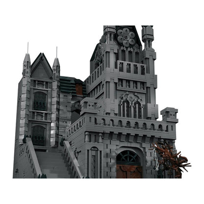 Gothic Plague City Diorama Haunted Victorian Street Building Kit | Compatible MOC - 4