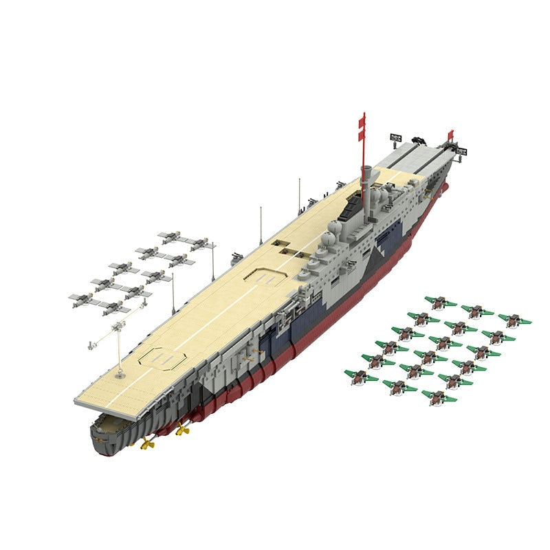 Graf Zeppelin Fleet Aircraft Carrier MOC Building Kit | Naval Model - 1
