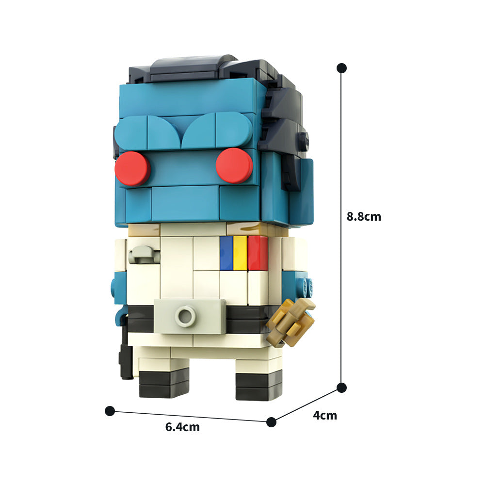 grand admiral thrawn brickheadz building set | star wars | moc-157552 - 2