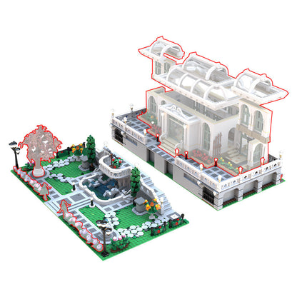 Grand Botanic Palace Garden Building Kit | LEGO-Compatible MOC - 3