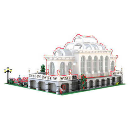 Grand Botanic Palace Garden Building Kit | LEGO-Compatible MOC - 4