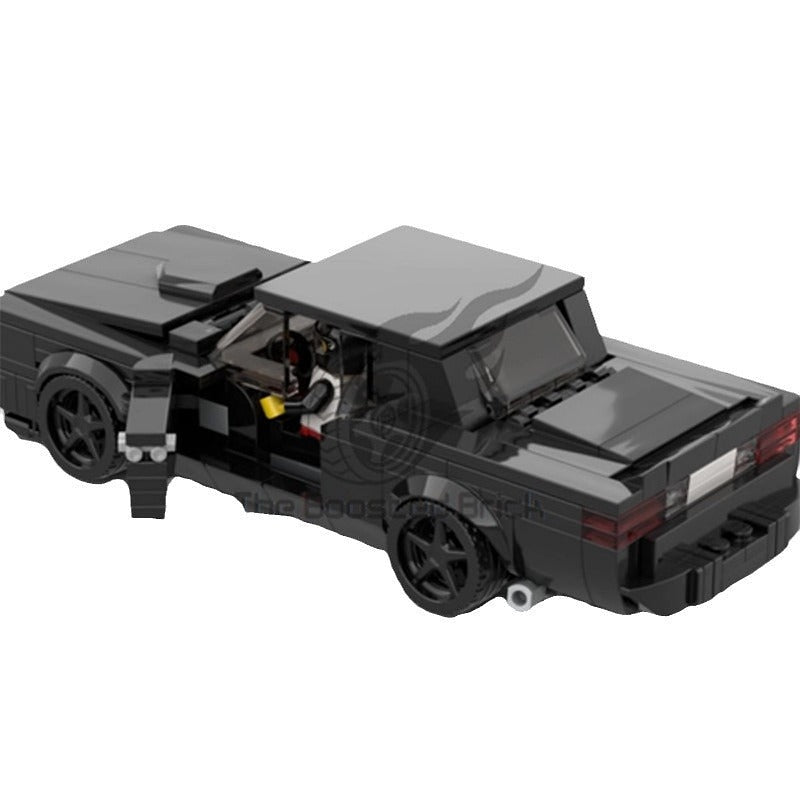 Grand Performance Turbo Muscle Car MOC Building Kit | Vehicle Model - 4
