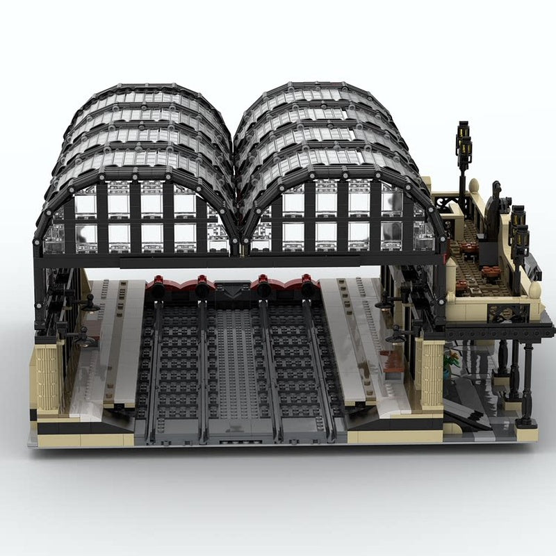 Grand Railway Terminus Station MOC Architecture Building Kit - 3