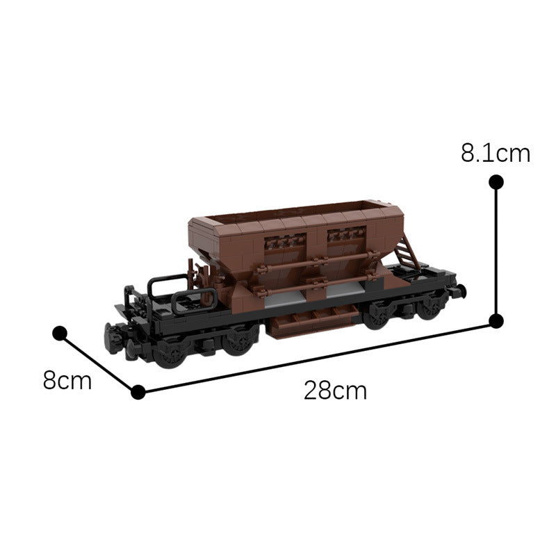 Gravel Side Dumper Wagon Building Kit | LEGO-Compatible MOC - 3