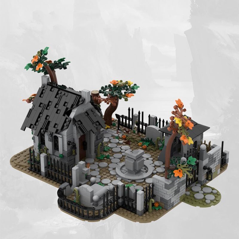 graveyard building set | moc-82593 - 2
