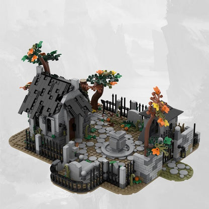 graveyard building set | moc-82593 - 2