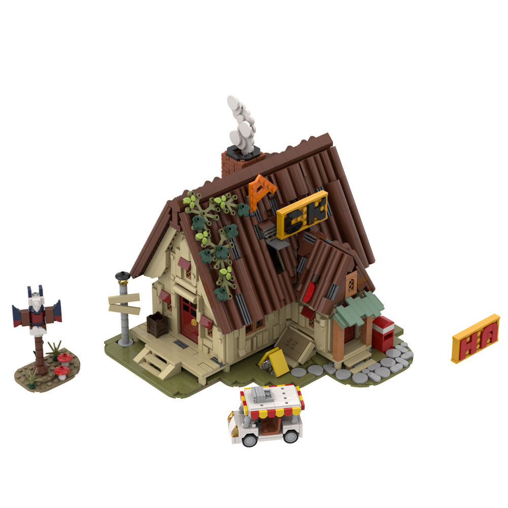 gravity falls house building set | lego compatible - 2