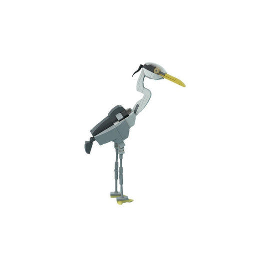 Gray Heron MOC Bird Building Kit | 109 PCS Poseable Wildlife Model - 1