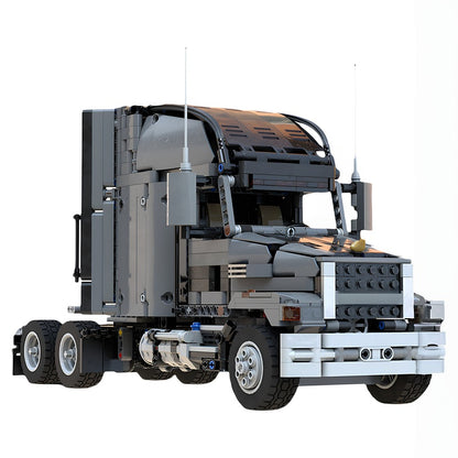 Gray Set-Forward 6x4 Highway Tractor Truck MOC Building Kit - 1