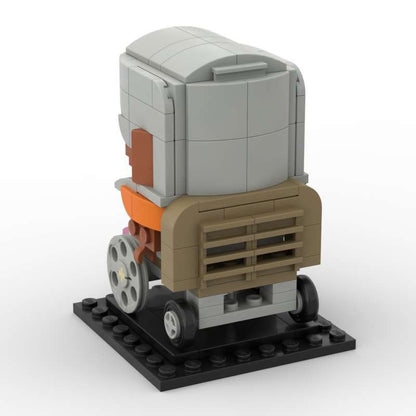 great-grandmother brickheadz moc building set | coco lego compatible set - 3