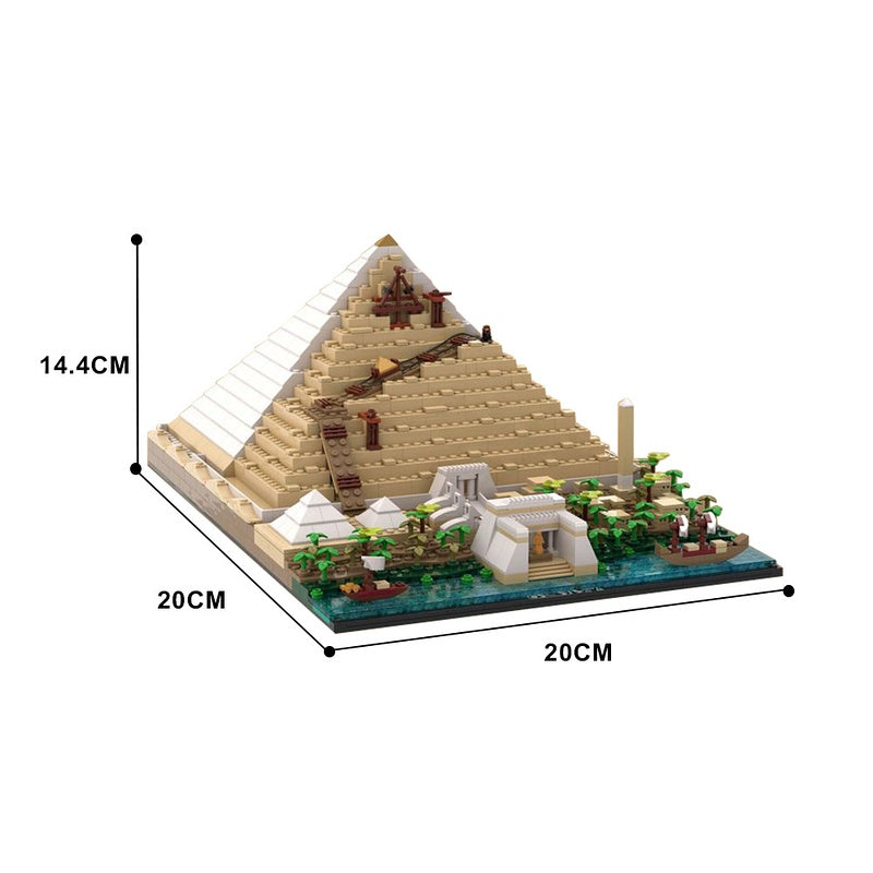 Great Pyramid of Giza Construction MOC Building Kit - 3