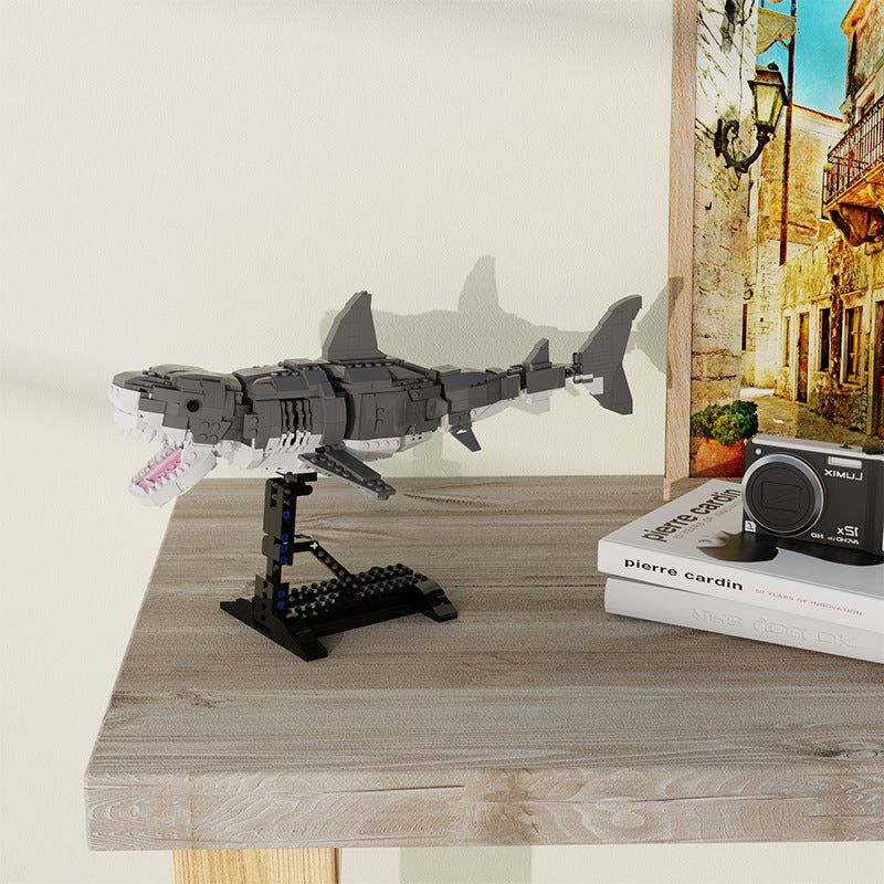 Great White Shark Building Kit | 1:11 Scale | LEGO-Compatible MOC - 2