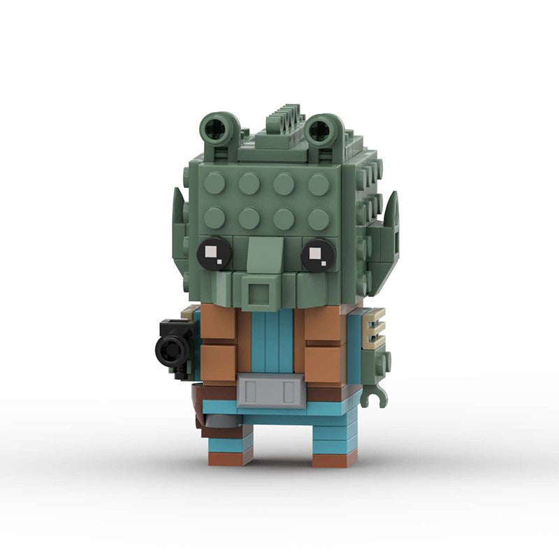 greedo moc brickheadz set | star wars | lego-compatible - 3
