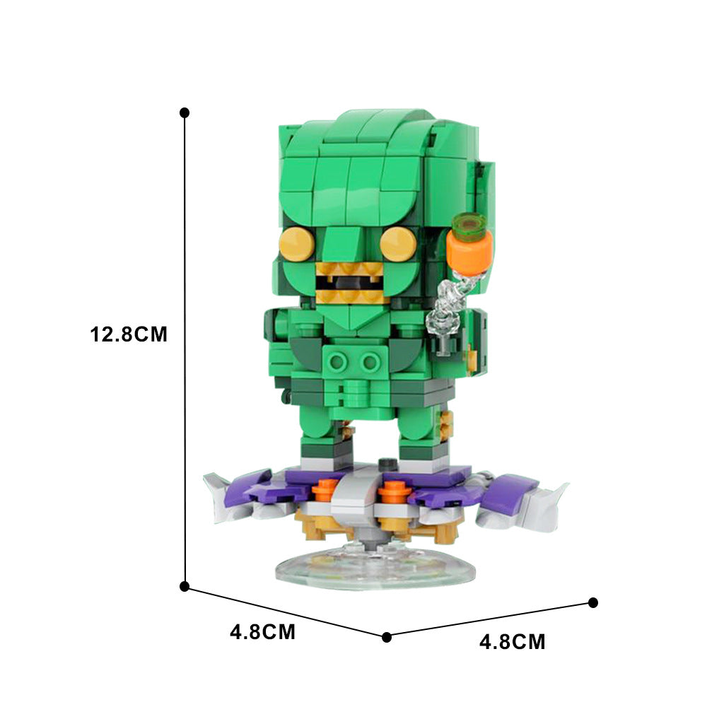 green goblin brickheadz lego moc | spider-man | moc-95523 - 2