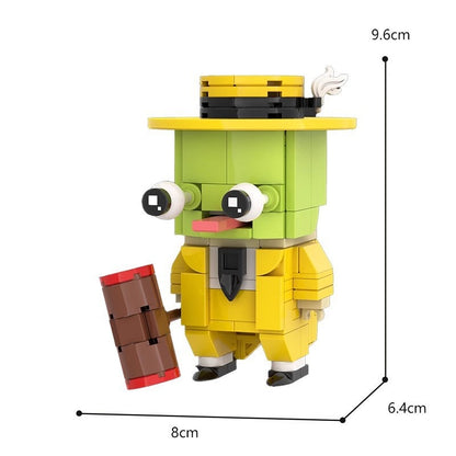 Green Trickster Mask BrickHeadz Building Kit | LEGO-Compatible MOC - 3