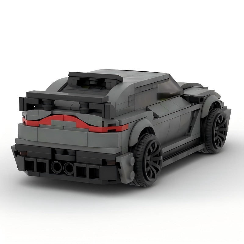Grey Luxury Performance SUV MOC Vehicle Building Kit | Premium SUV Model - 3