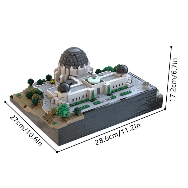 griffith observatory building kit | moc-238838 - 2