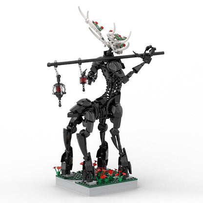 Grim Reaper Elf Centaur MOC Fantasy Monster Building Kit - 2