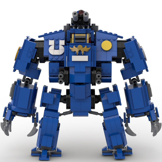 Grimdark Claw & Twin Cannon Mech MOC Building Kit - 1