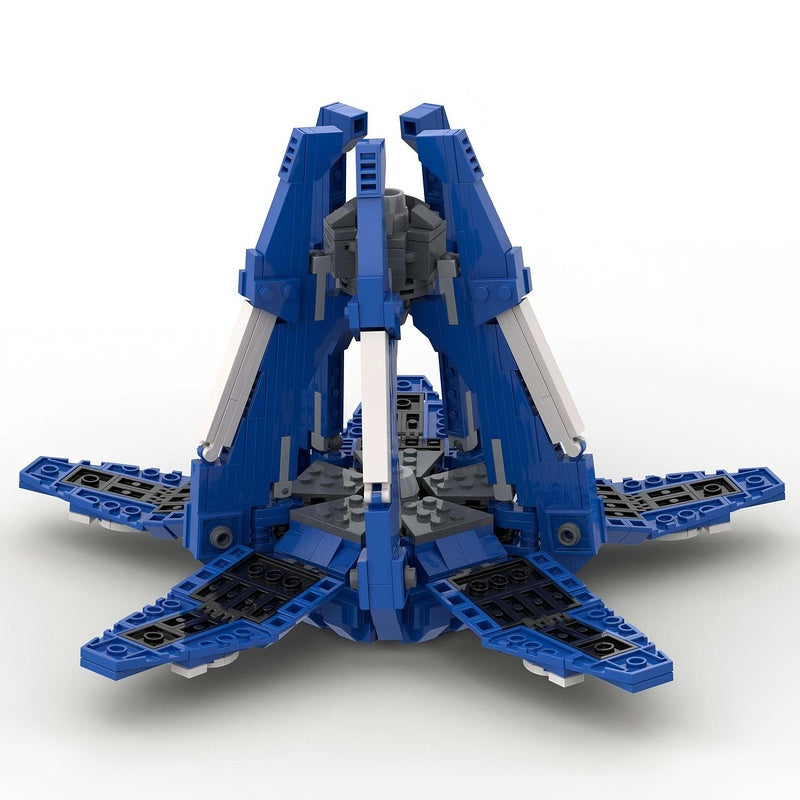 Grimdark Orbital Drop Pod Building Kit | LEGO-Compatible MOC - 3