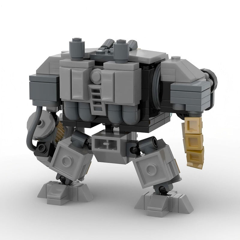 Grimdark Sacred Knight Mech Walker MOC Building Kit | Armored Robot Model - 2
