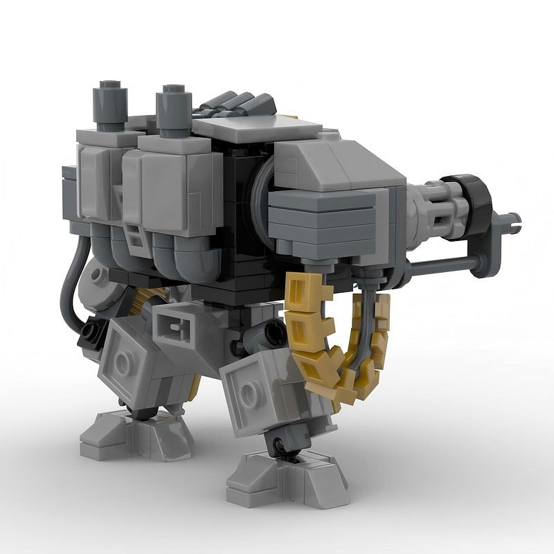 Grimdark Sacred Knight Mech Walker MOC Building Kit | Armored Robot Model - 3