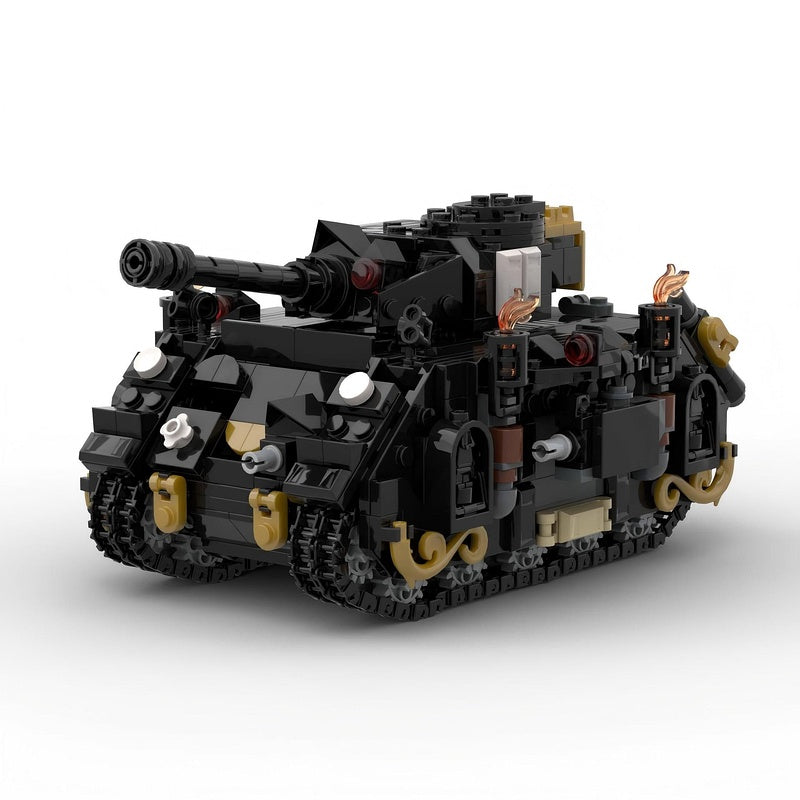 Grimdark Sci-Fi Cathedral Heavy Battle Tank Building Kit | LEGO-Compatible MOC - 3