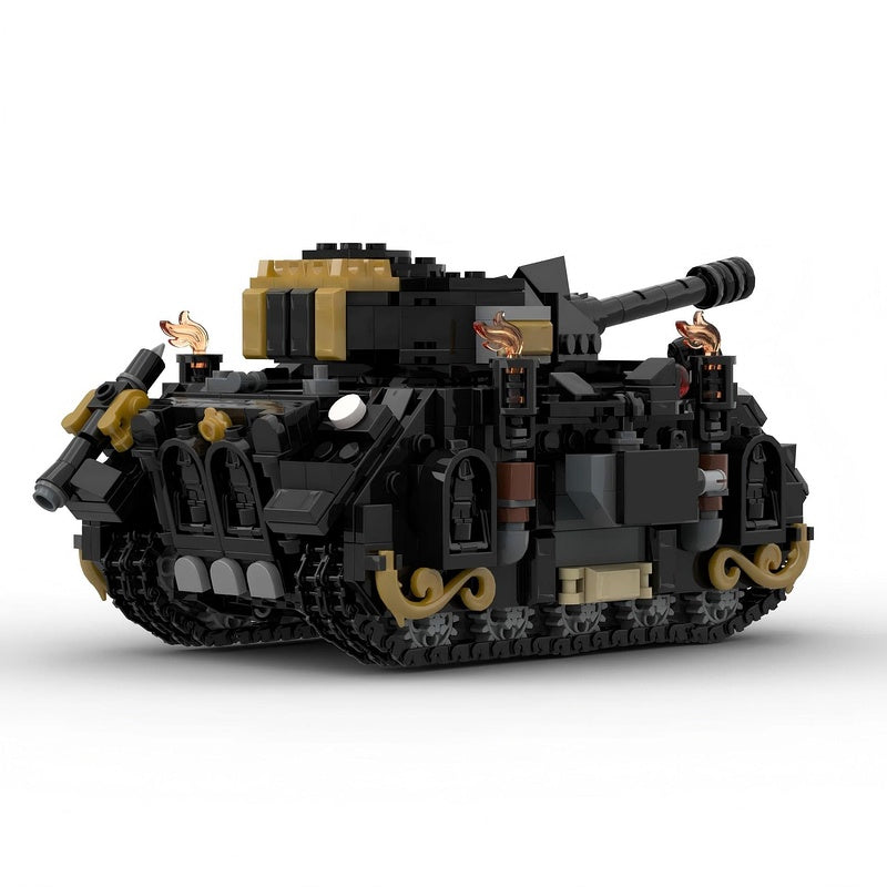 Grimdark Sci-Fi Cathedral Heavy Battle Tank Building Kit | LEGO-Compatible MOC - 4