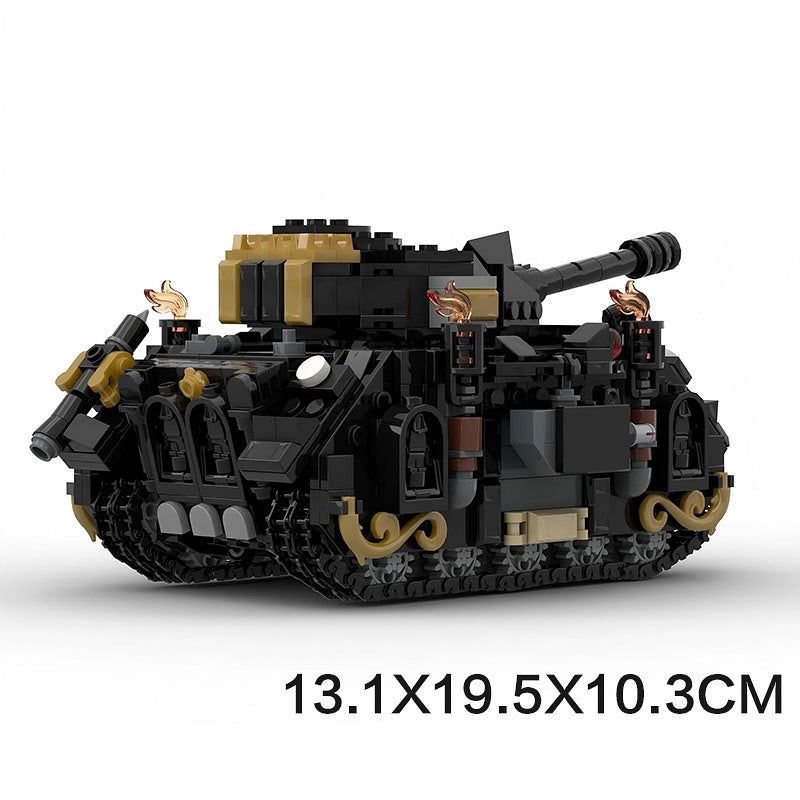 Grimdark Sci-Fi Cathedral Heavy Battle Tank Building Kit | LEGO-Compatible MOC - 6