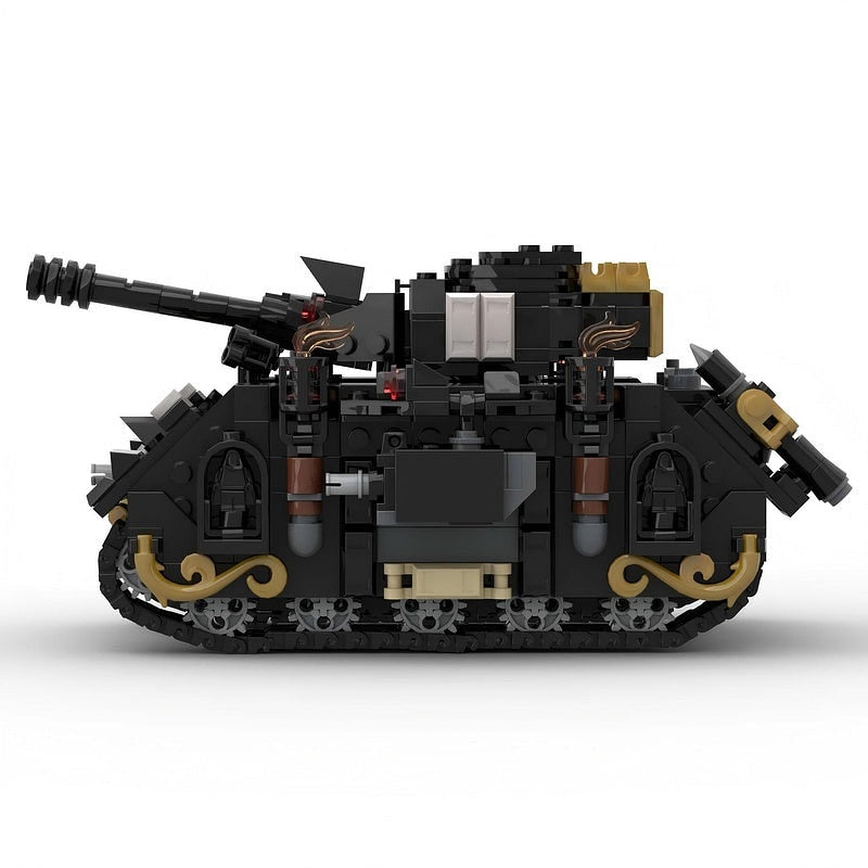 Grimdark Sci-Fi Heavy Battle Tank MOC Building Kit - 2