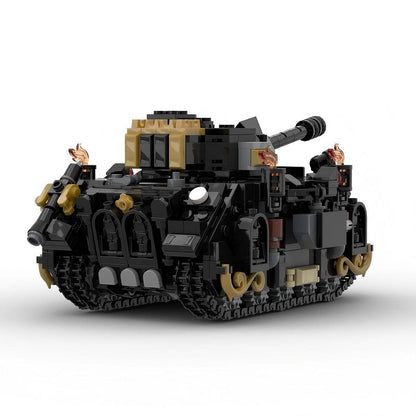 Grimdark Sci-Fi Heavy Battle Tank MOC Building Kit - 5