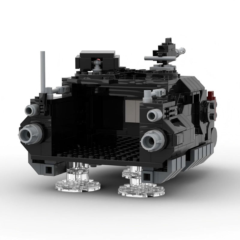 Grimdark Sci-Fi Heavy Hover Transport Tank Armored Troop Carrier Building Kit | LEGO-Compatible MOC - 2
